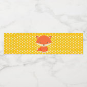 Waldkreaturen - Wasserflaschen-Etikett Wasserflaschenetikett (Einzelnes Label)