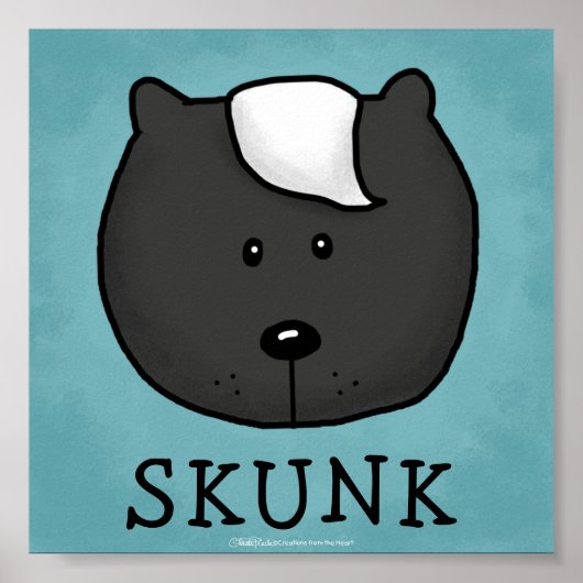 Waldkrebs-Bestwaldfreunde-Skunk Poster (Vorne)