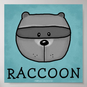 Waldkrester - Die besten Waldfreunde - Raccoon Poster