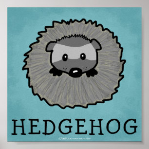 Waldkrester - Igel der besten Waldfreunde Poster