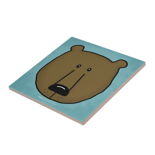 Waldkritter-bester Waldfreund-Bär Fliese (Seite)