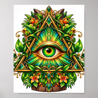 Waldkronen-Auge Poster