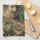 Waldkunst des 16. Jahrhunderts Geschirrtuch (Viertel Falte)