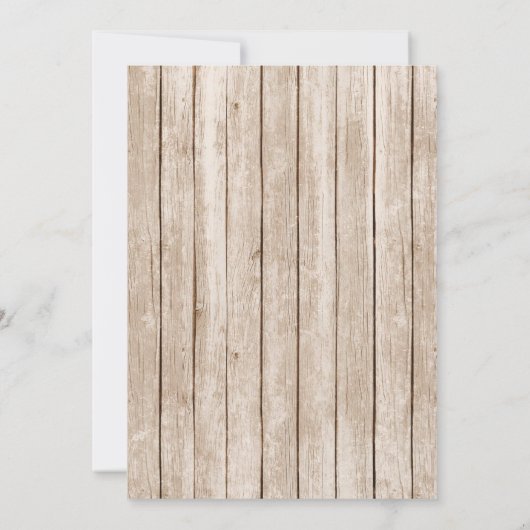 Waldland 1. Geburtstag Einladung Junge (Rückseite)