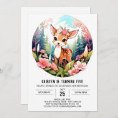 Waldland als Geburtsort der Waldmädchen Einladung (Vorne/Hinten)