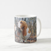 Waldland Basset Hound Kaffeetasse (VorderseiteRechts)