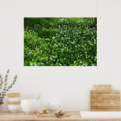 Waldland-Blume Poster (Küche)
