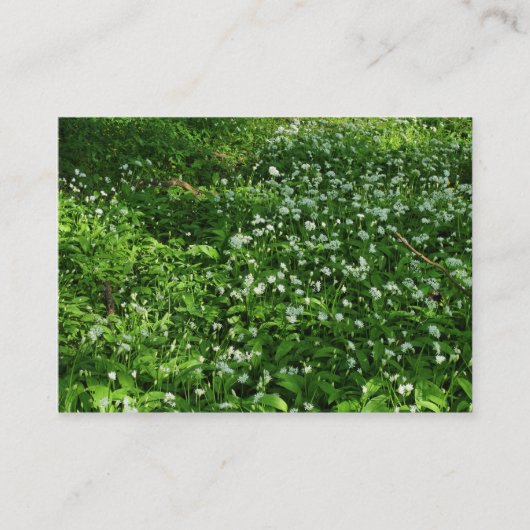 Waldland-Blume Visitenkarte (Vorderseite)