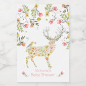 Waldland Blumenrinder Mini-Weinetiketten Weinetikett (Einzelnes Label)