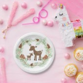 Waldland Deer Pinecone Wald Pappteller (Party)