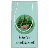 Waldland Dei Winter Wunderland Geschenktasche Kleine Geschenktüte (Vorderseite)