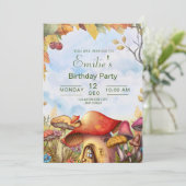 Waldland - Einladung zum Geburtstag , Waldpolster (Stehend Vorderseite)