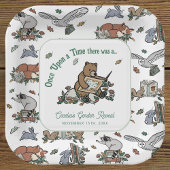 Waldland einmal nach Geschlecht Pappteller