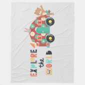 Waldland Explorers Kids Fleecedecke (Vorderseite)