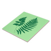 Waldland Fern, Smaragd und leicht grün Fliese (Seite)