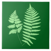 Waldland Fern, Smaragd und leicht grün Fliese (Vorderseite)