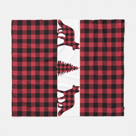 Waldland Fox Fleece Blanket (Vorderseite (Horizontal))