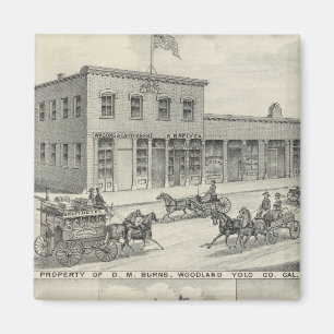 Waldland-Gebäude, Yolo-Landkreis-Bauernhof Magnet