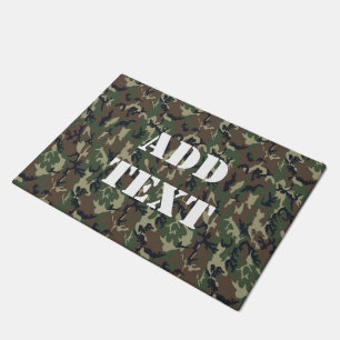 Waldland Green Camouflage Muster Fußmatte