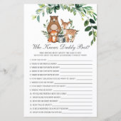 Waldland Greenery, die Daddy Best Shower Game kenn (Vorderseite)