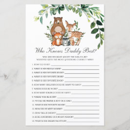 Waldland Greenery, die Daddy Best Shower Game kenn