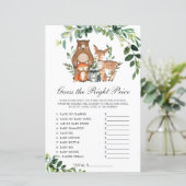 Waldland Greenery Guess Richtige Preis Duschspiel (Stehend Vorderseite)