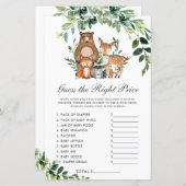 Waldland Greenery Guess Richtige Preis Duschspiel (Vorne/Hinten)