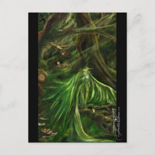 Waldland grün - Postkarte