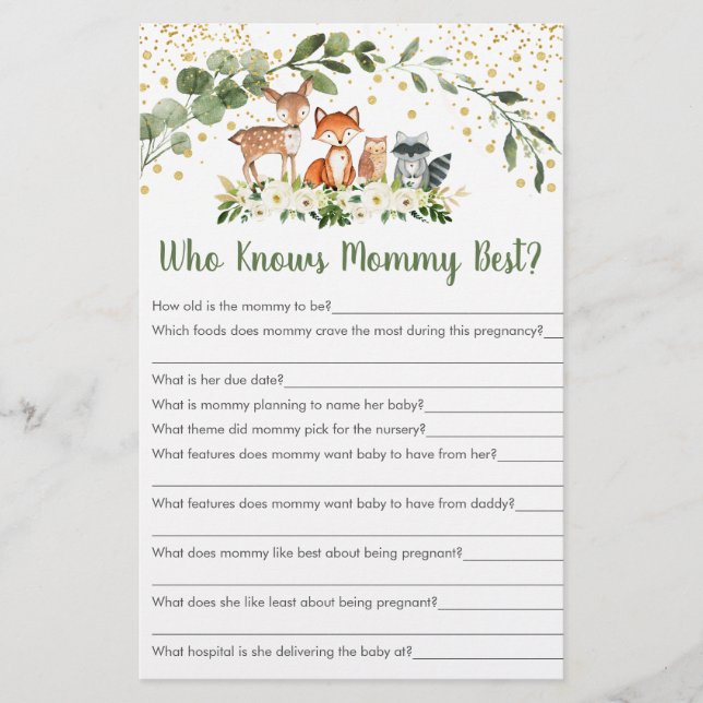 Waldland Grüne, die Mommy Best Game kennen (Vorderseite)