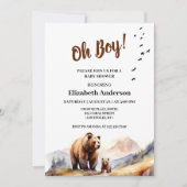 Waldland hat seinen ersten Geburtstag Einladung (Vorderseite)