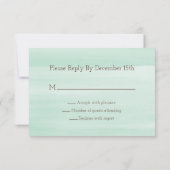 Waldland Hirsch Weihnachtskarte RSVP Party Einladung (Rückseite)