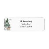 Waldland Hirsche Rücksendeadresse (Vorne)