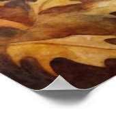 Waldland Hirschherbst - Natur Inspiriert Mauer Kun Poster (Ecke)