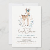 Waldland Hirschpaare Einladung zur Dusche (Vorderseite)