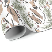 Waldland-Hirschwald Geschenkpapier (Rolleneckpunkt)