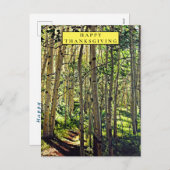 Waldland in der Aspens-Urlaubskarte Feiertagspostkarte (Vorne/Hinten)