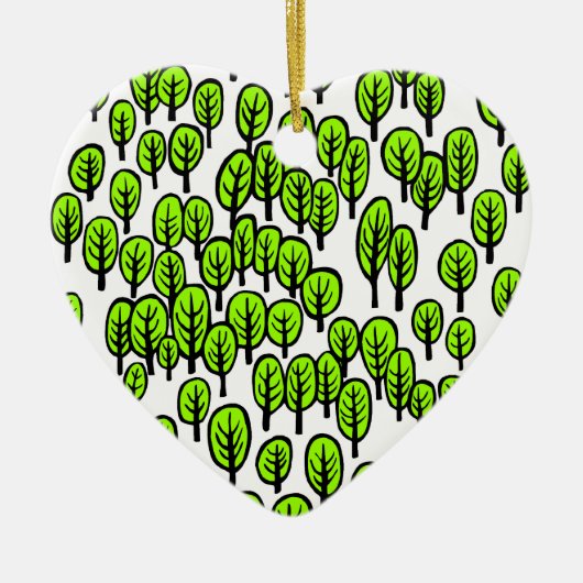 Waldland Keramikornament (Vorne)