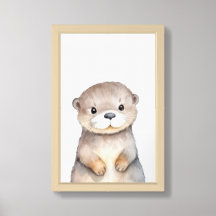 Waldland Kinderzimmer Room Poster Otter Animal