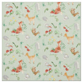 Waldland Märchenwesen Neutrales Kinderzimmer Stoff (Muster)