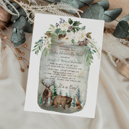 Waldland Mason Jar Kinderdusche per Post Einladung