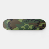 Waldland Militärische Grüne Camouflage Skateboard (Horizontal)