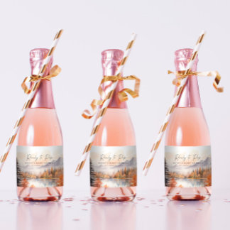 Waldland Mini Sparkling Weinmarken Bereit zum Pop Schaumweinetikett