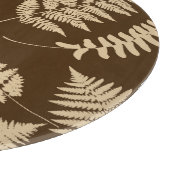 Waldland-Muster, Beige und Braun Schneidebrett (Ecke)