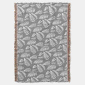 Waldland-Muster, grau/grau/weiß Decke (Vorderseite Vertikal)