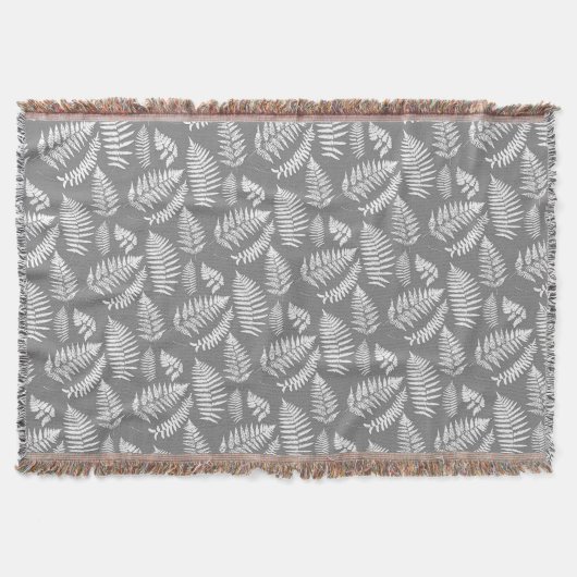 Waldland-Muster, grau/grau/weiß Decke (Vorderseite)