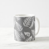 Waldland-Muster, grau/grau/weiß Kaffeetasse (VorderseiteRechts)