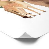 Waldland Natur Wildtiere Kinderzimmer Dekoration (Ecke)