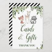 Waldland Party Zeichen - Karten und Geschenke Zeic (Vorne/Hinten)