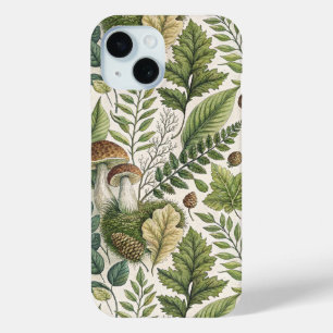 Waldland Pilze Pinecones Ferns Herbstmuster Case-Mate iPhone Hülle