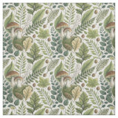 Waldland Pilze Pinecones Ferns Herbstmuster Stoff (Muster)